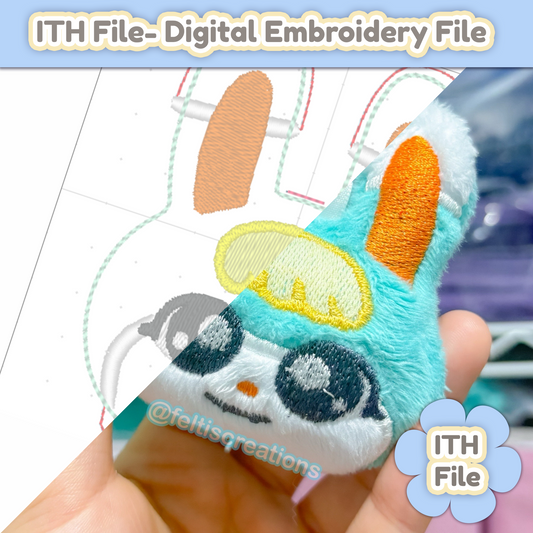 Sasha ITH -  EMBROIDERY FILE - 4x4