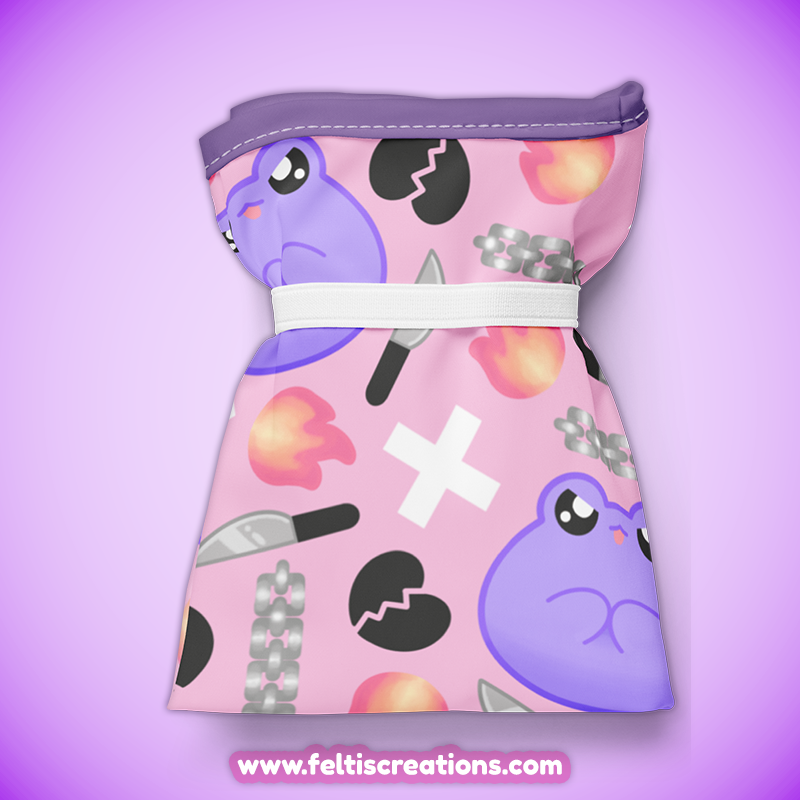 Knife Frog Shopping Bag