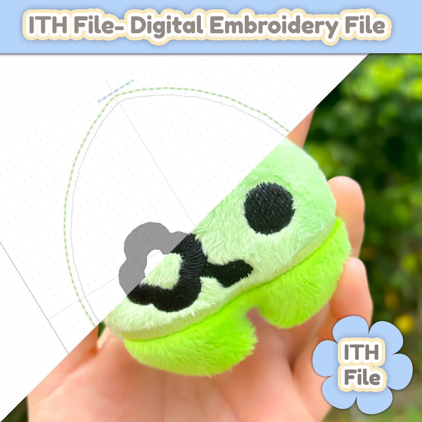 Tri ITH -  EMBROIDERY FILE - 4x4