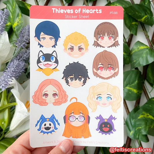 Thieves of Hearts Sticker Sheet