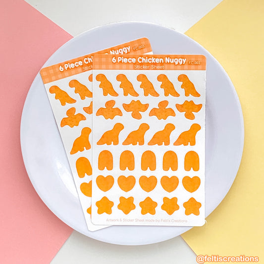 Chicken Nuggy Sticker Sheet