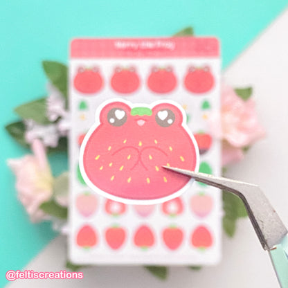 Berry the Frog Sticker Sheet